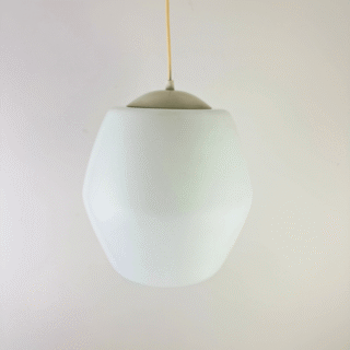 Hanglamp Opaline glas – Philips *2 stuks* | jaren ‘60
