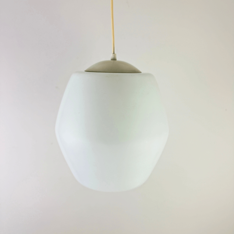 Hanglamp Opaline glas - Philips *2 stuks* | jaren ‘60