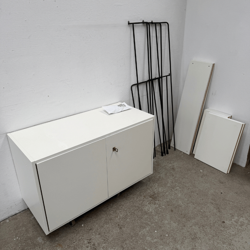 Wandkast zwart / wit – Hilker, Omnia | jaren ‘60 - Afbeelding 6