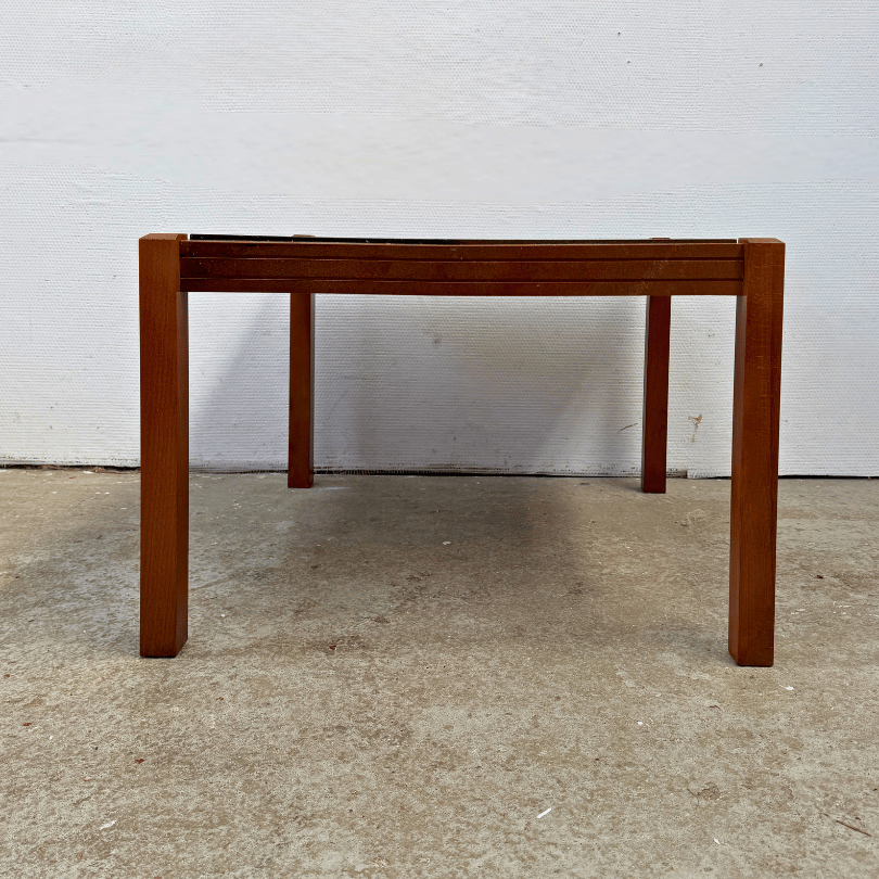 Salontafel – keramiek blad, oranje | jaren ‘60 - Afbeelding 5