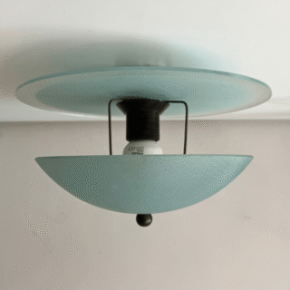 Plafonniere glas *2 stuks* | jaren ‘50